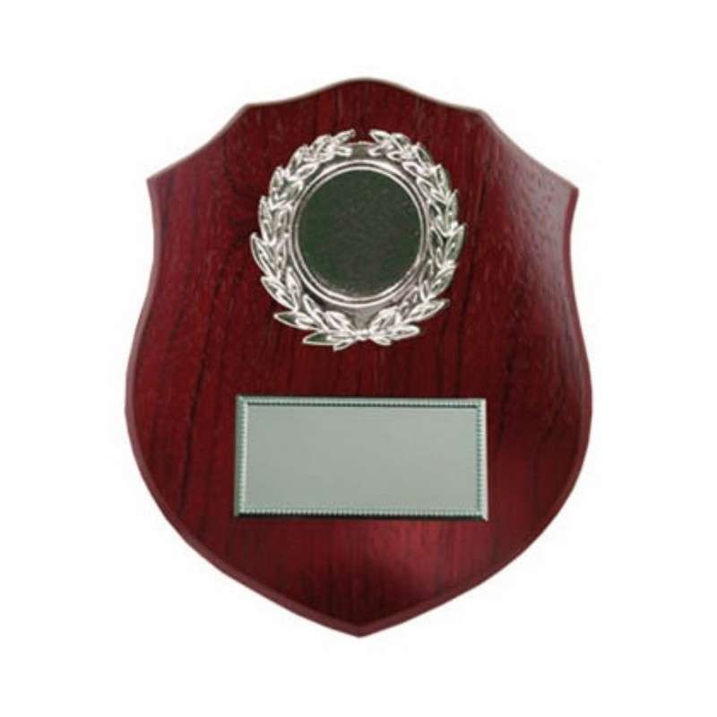 WOODEN SHIELD WITH 1" HOLDER