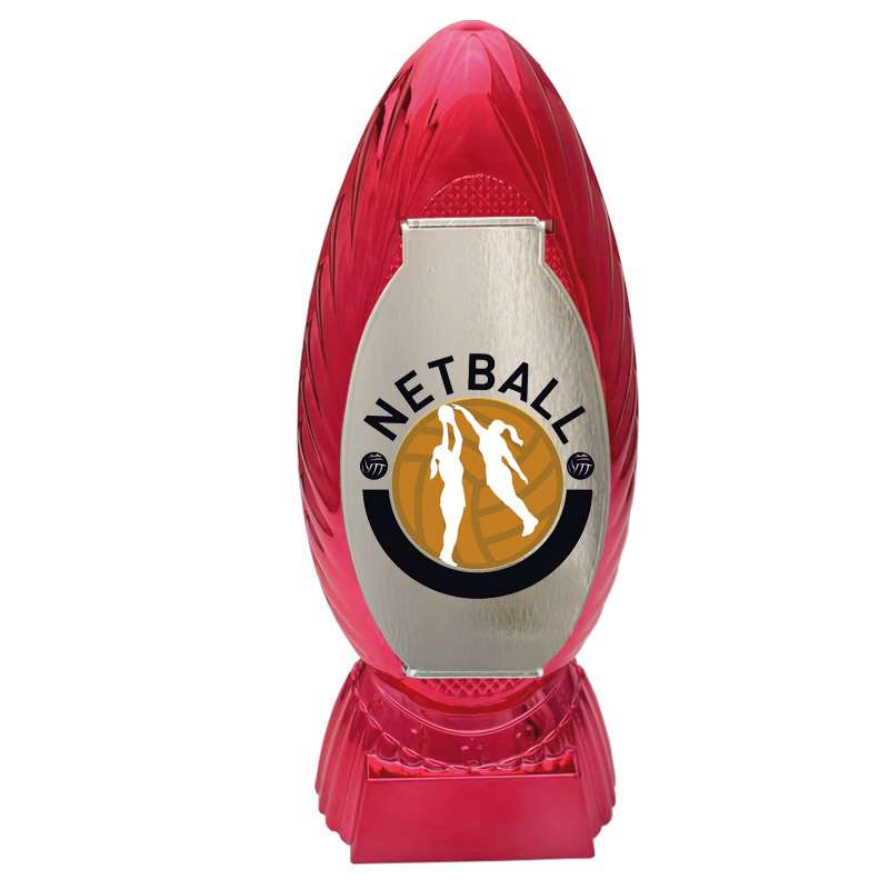 DOMINATOR - NETBALL SILVER - RED - Red