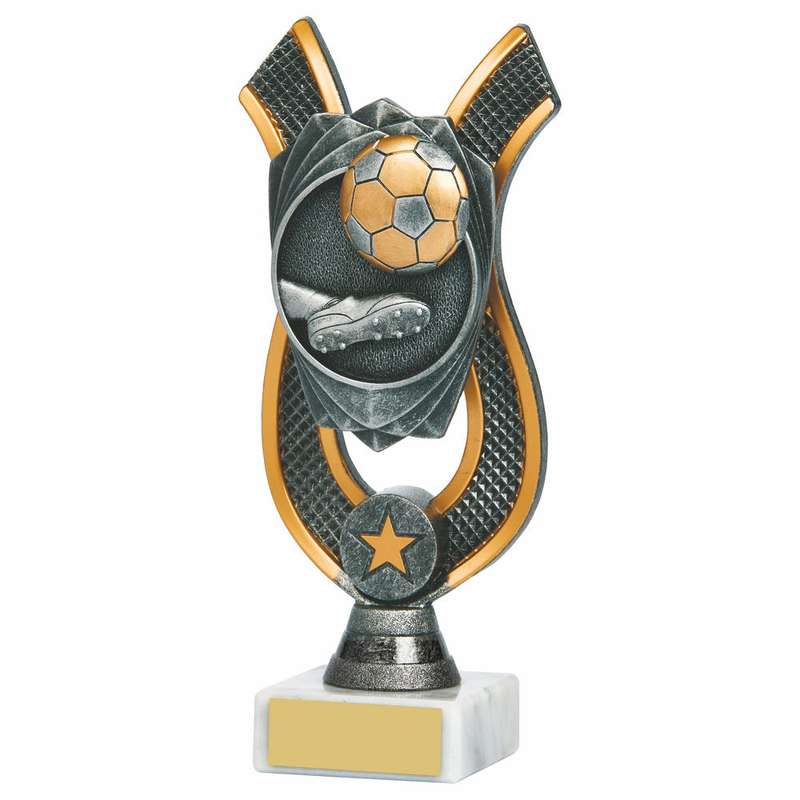 Football Boot & Ball Award - Ant Silver