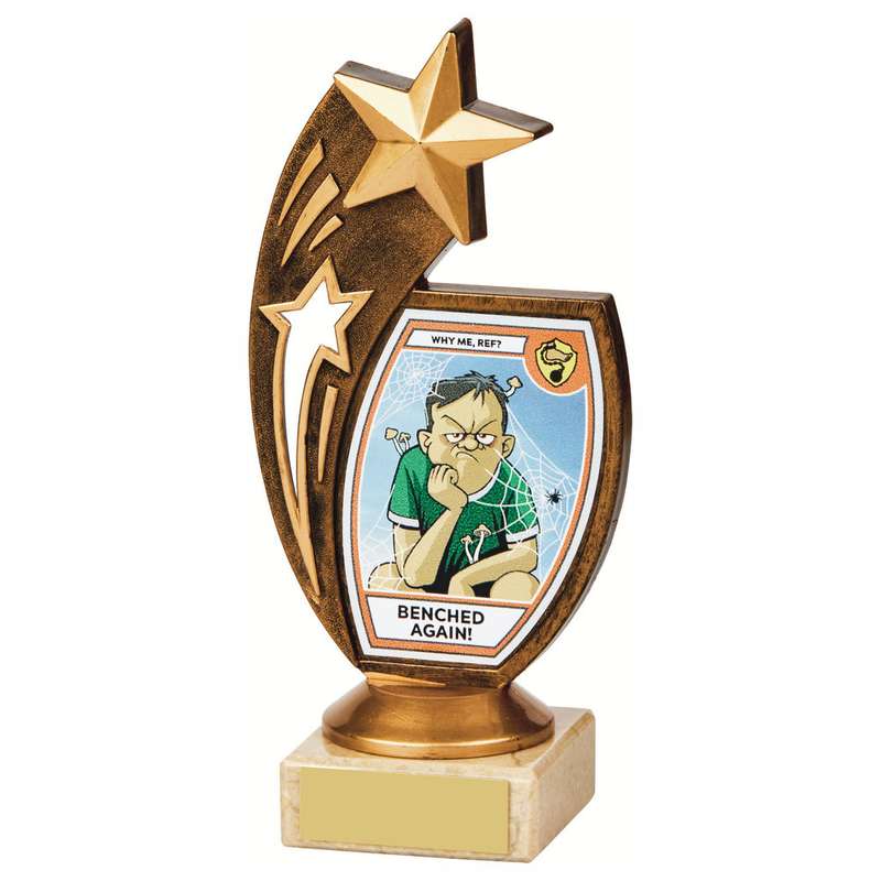 "Benched Again" Fun Award - Ant Gold