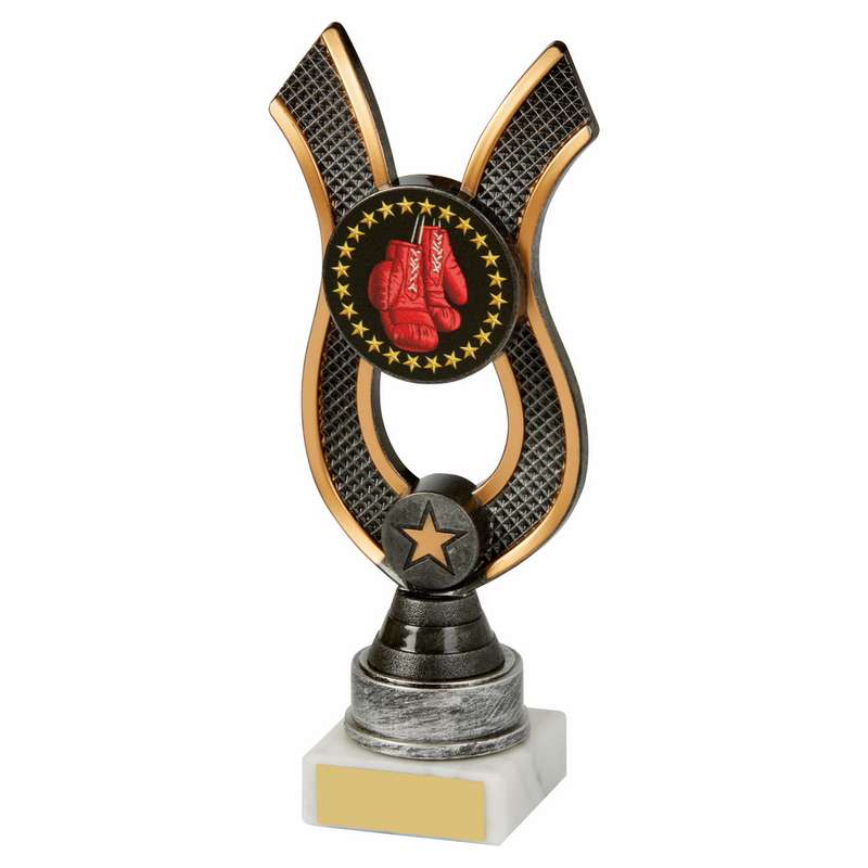 Antique Silver Ribbon Award - Boxing - Ant Silver