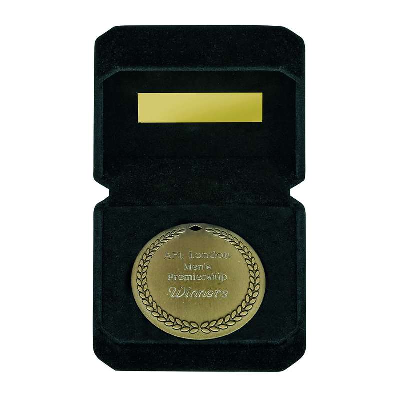 60mm Medal in Luxury Case - Gold