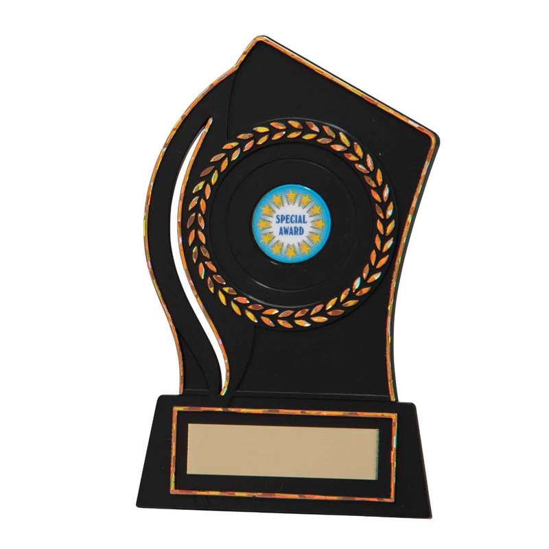 Quest Black Plastic Plaque Award