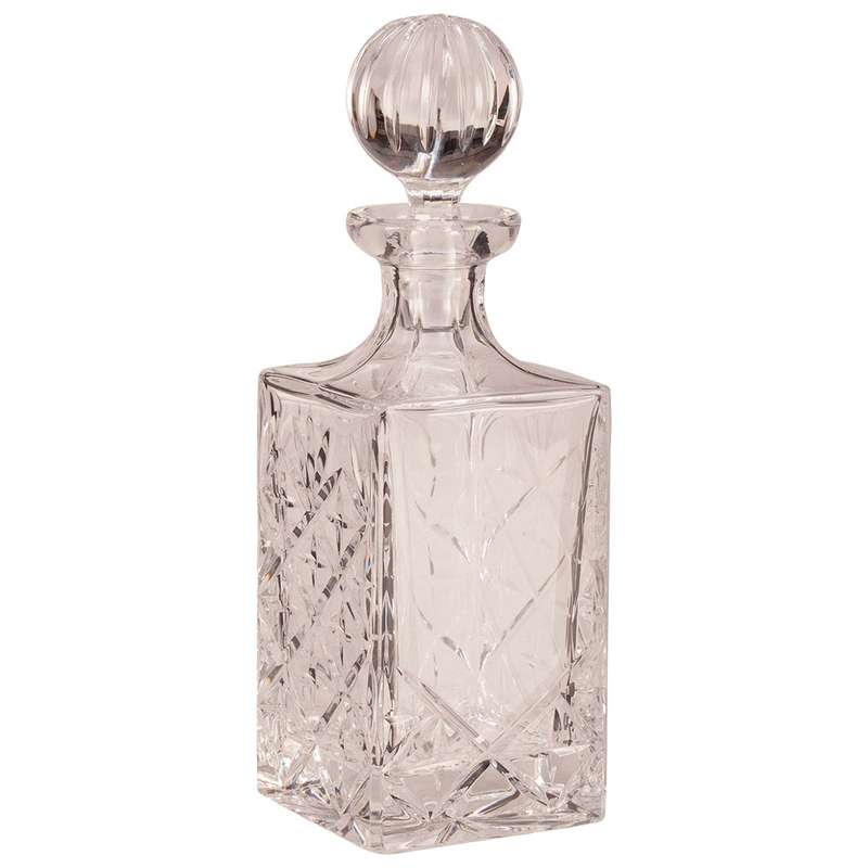 Lindisfarne Saint Bede Crystal Decanter