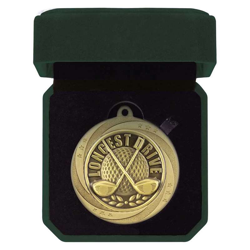 Superstar Longest Drive Medal & Box