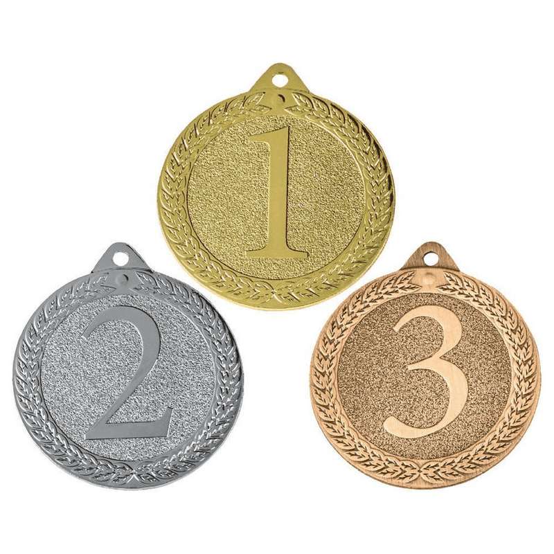 50mm Medal – Gold 1st / Silver 2nd / Bronze 3rd – Bronze
