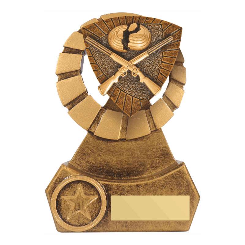 Antique Gold Resin Clayshoot Award – Ant Gold