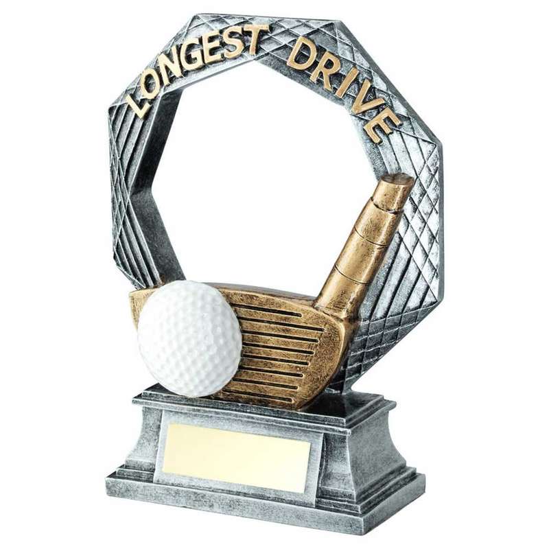 BRZ/PEW/WHITE GOLF OCTAGON SERIES WITH PLATE LONGEST DRIVE – 6in