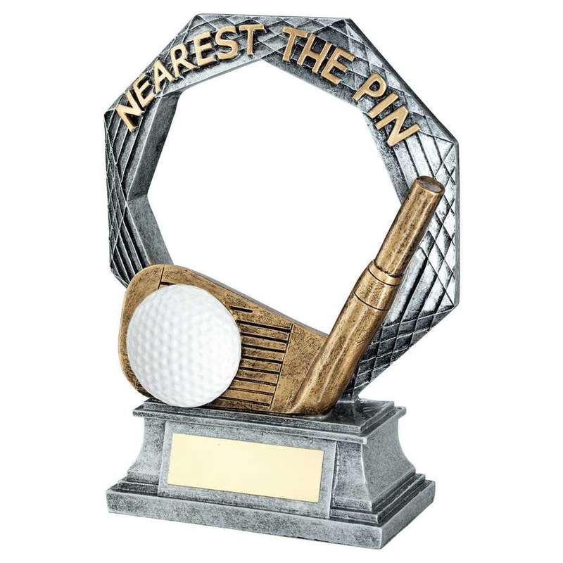 BRZ/PEW/WHITE GOLF OCTAGON SERIES WITH PLATE NEAREST THE PIN – 6in